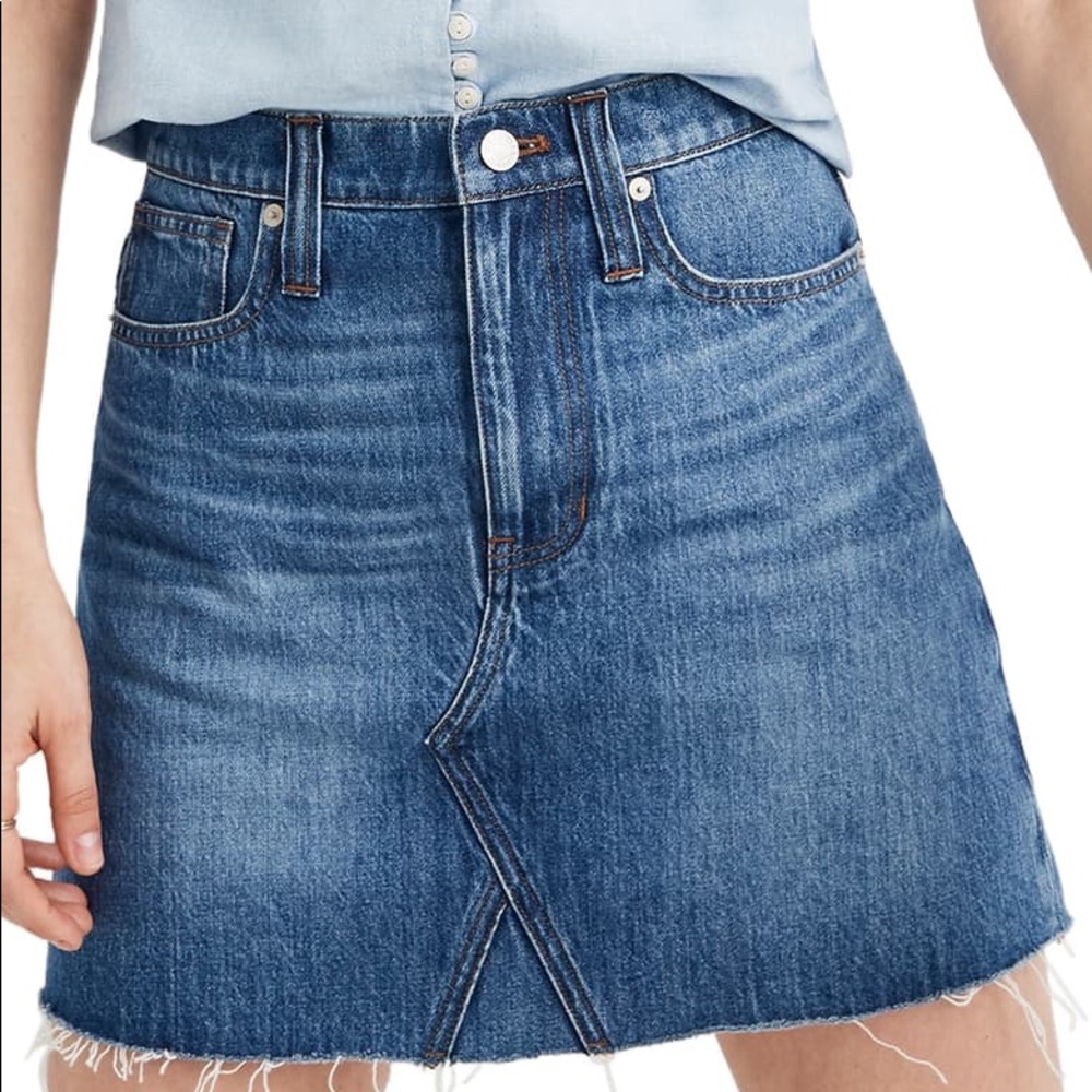 Madewell A-Line Mini Skirt